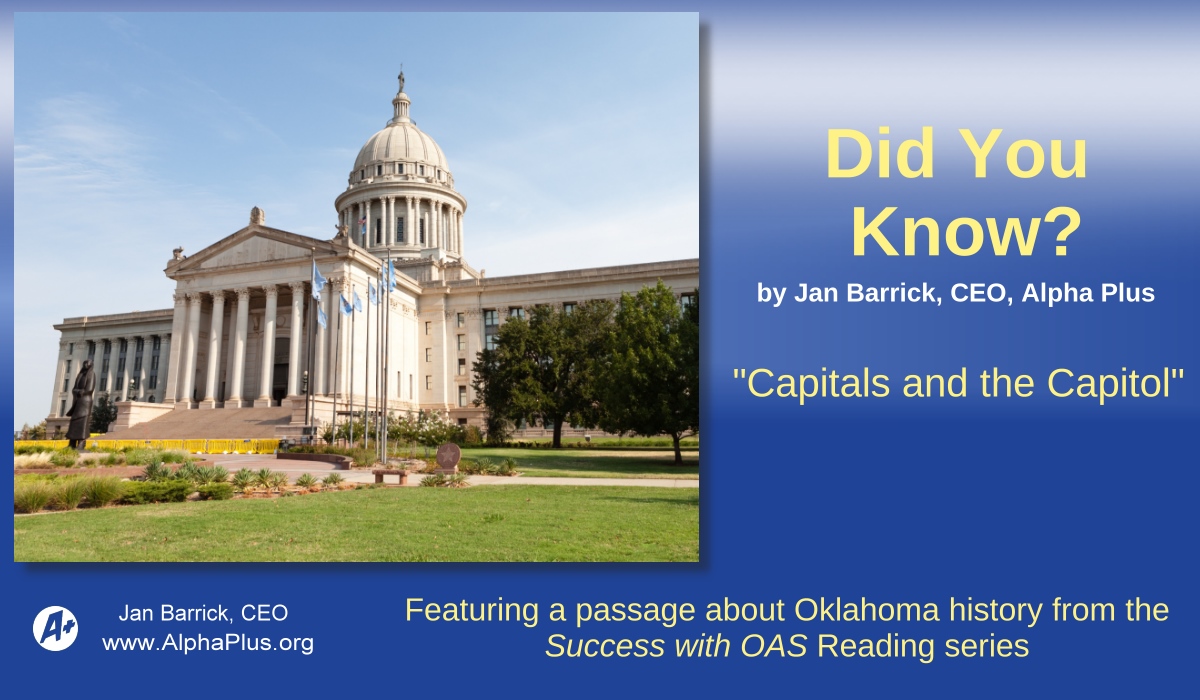 Did You Know? Capitals and the Capitol