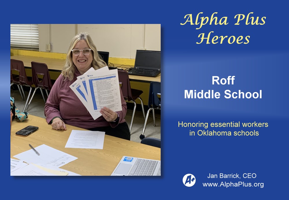 ALPHA PLUS HEROES: ROFF MIDDLE SCHOOL