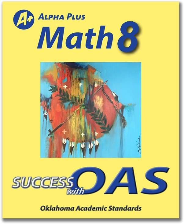 Alpha Plus Success with OAS Math books are paired with vocabulary posters, along with Online Assessments