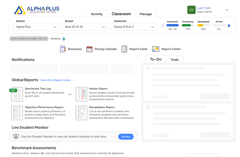 Online Platform - Alpha Plus Educational Systems